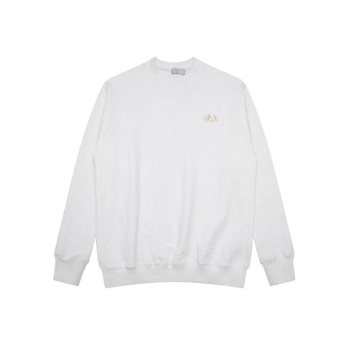 ディオールメンズクラシックホワイト長袖Tシャツi711