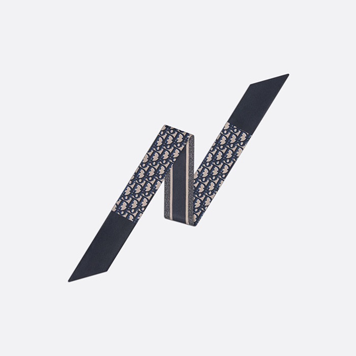 ディオールレディースオブリークネイビーシルクニットc315