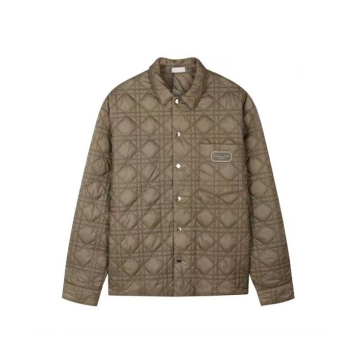 ディオールメンズカーキダウンジャケットi714