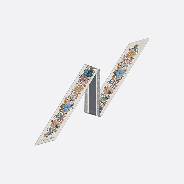 ディオールレディースホワイトマルチシルクニットc321