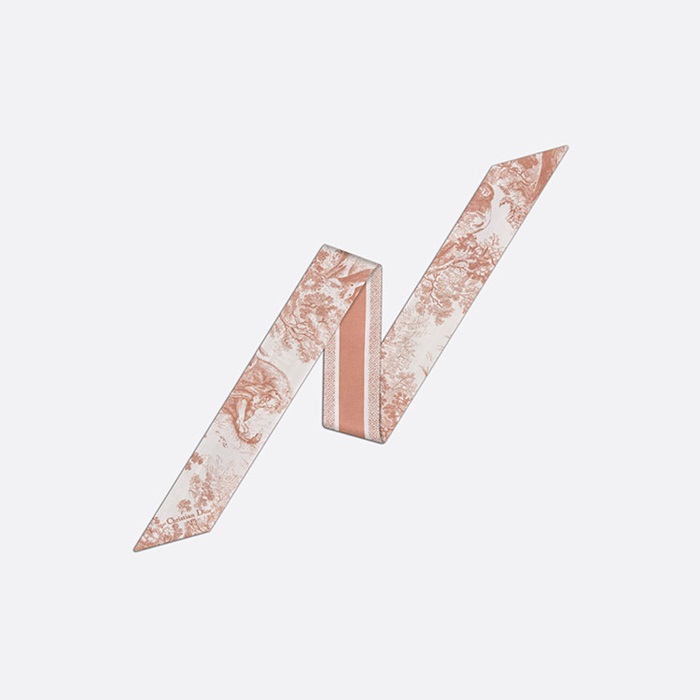 ディオールレディースアイボリーとピンクシルクニットc330