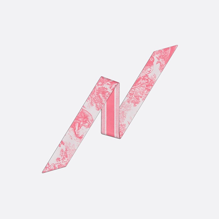 ディオールレディースアイボリーとピンクシルクニットc331