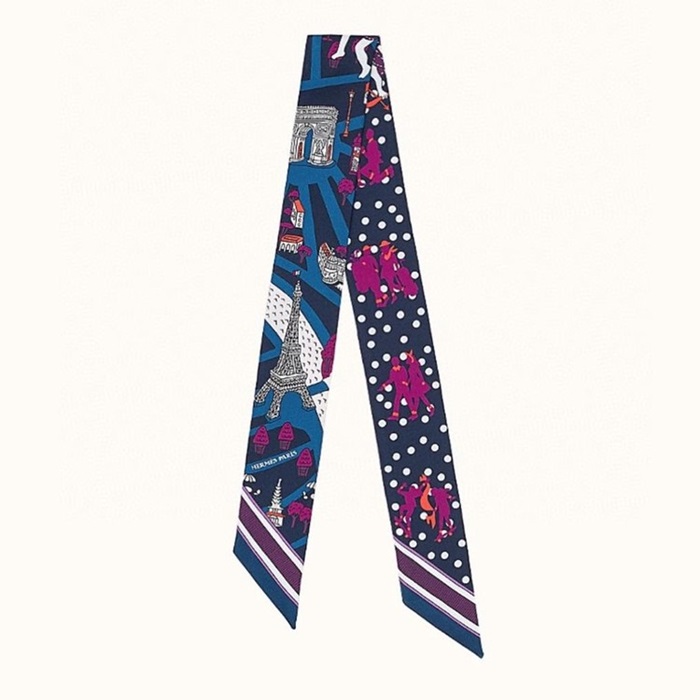 エルメスレディースツイリーネイビーc338