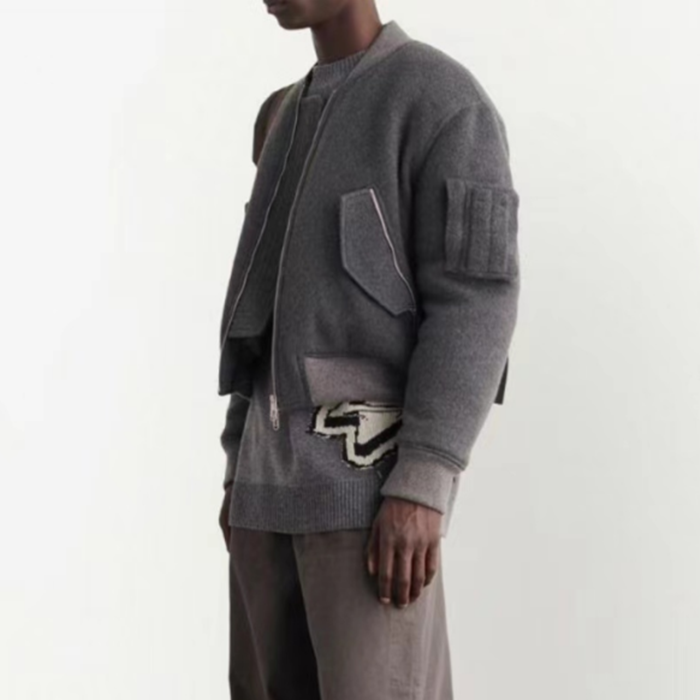 オフホワイトメンズダウングレージャケットf73