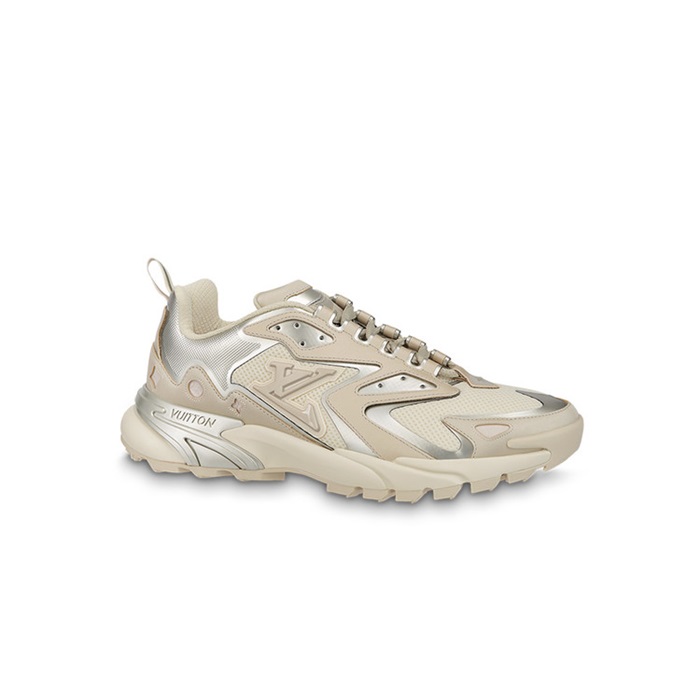 ルイヴィトンメンズランナーベージュスニーカーv1916