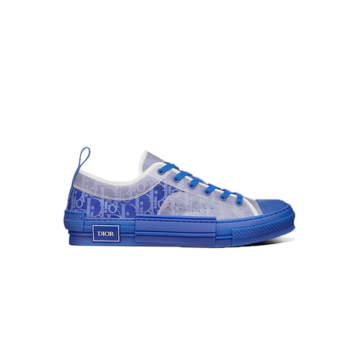 ディオールメンズB23オブリークキャンバスブルースニーカーi719