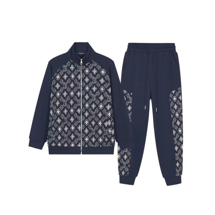 ルイヴィトンメンズカジュアルネイビートレーニングふく-v1924