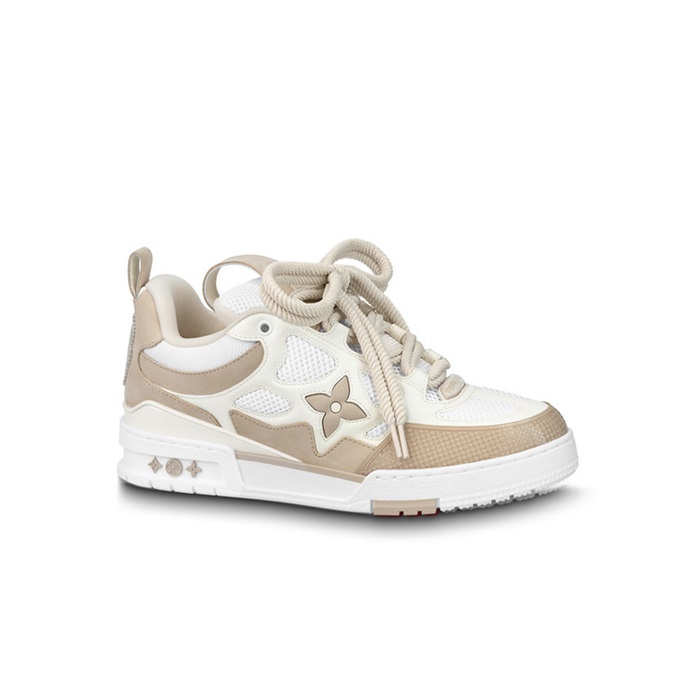 ルイヴィトンメンズスケートベージュスニーカーv1950