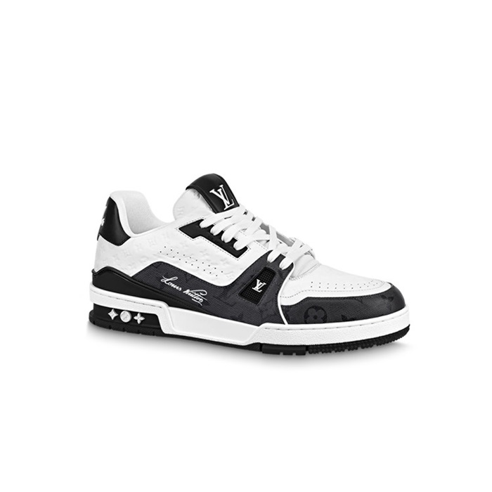 ルイヴィトンメンズトレーナーホワイト/ブラックスニーカーv1945