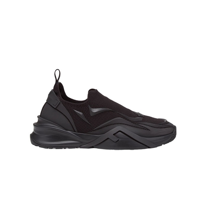 ェンディメンズフローブラックメッシュランニングシューズスニーカーe525