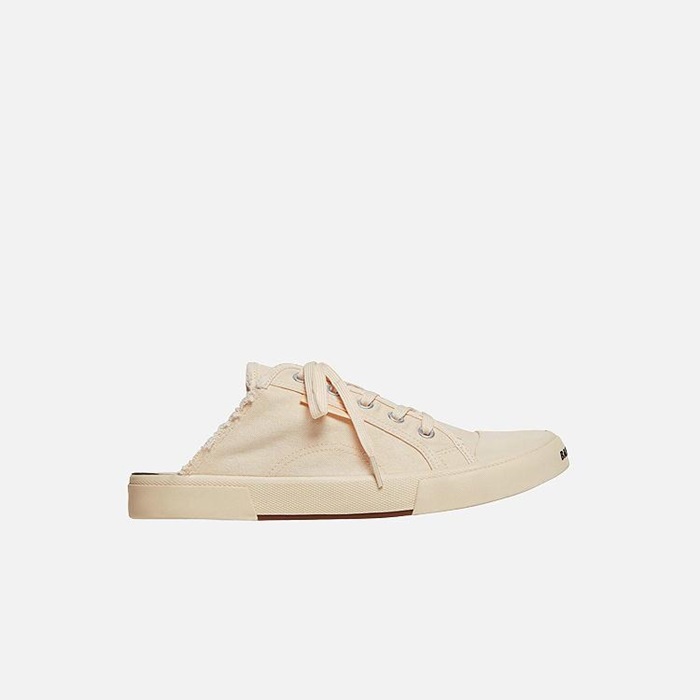 バレンシアガユニセックスホワイトミュールスニーカーa724