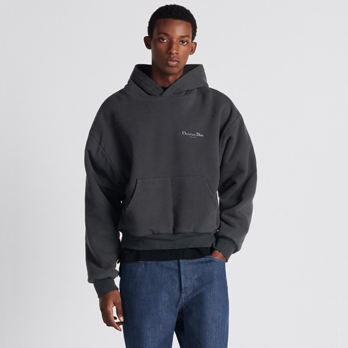 ディオールメンズブラックフーディi757