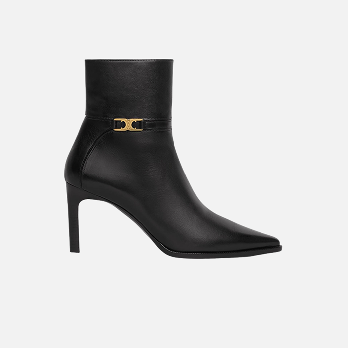 セリーヌレディースローブーツトリオンフセリーヌ子牛レザーe219