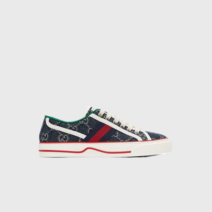 グッチレディースブルーテニス1977スニーカーu1050