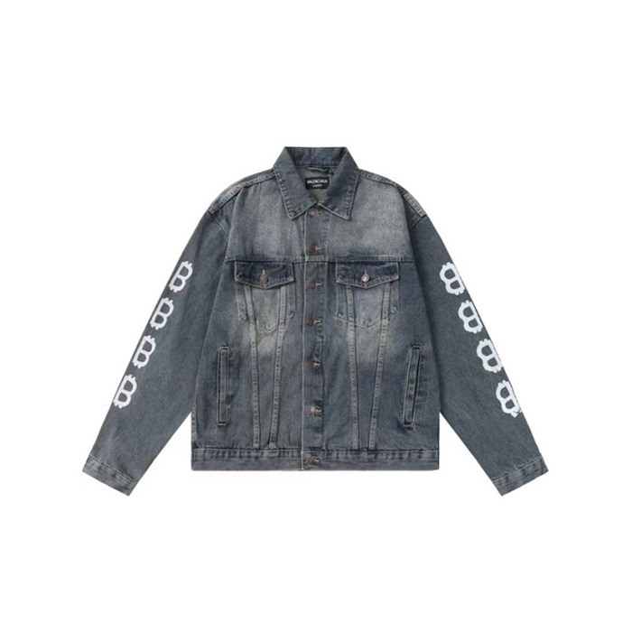 バレンシアガメンズブラックジャケットa714