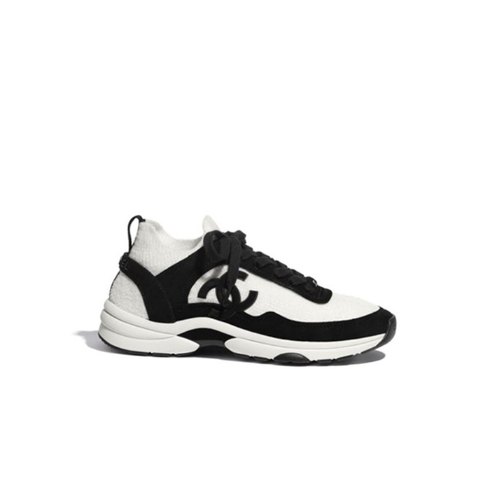 シャネルレディースニットスニーカーh565