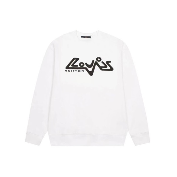 ルイヴィトンメンズホワイトスウェットシャツv1975
