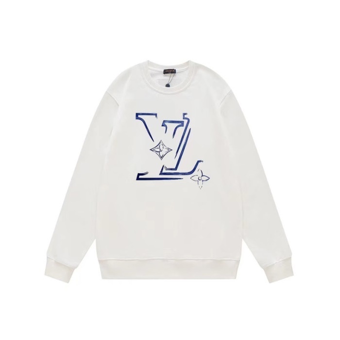 ルイヴィトンメンズホワイトスウェットシャツv1977
