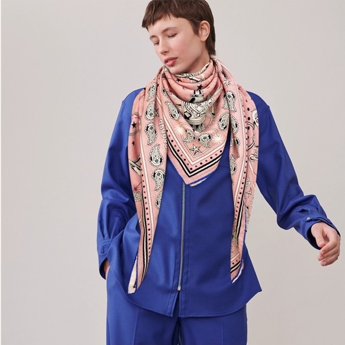 エルメスレディースピンクニットe406