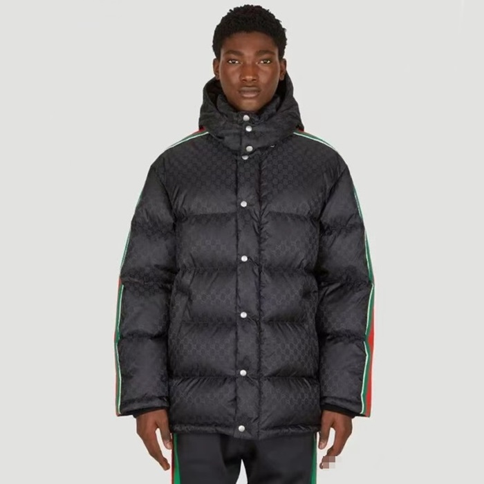 グッチメンズダウンブラックパディングu1091