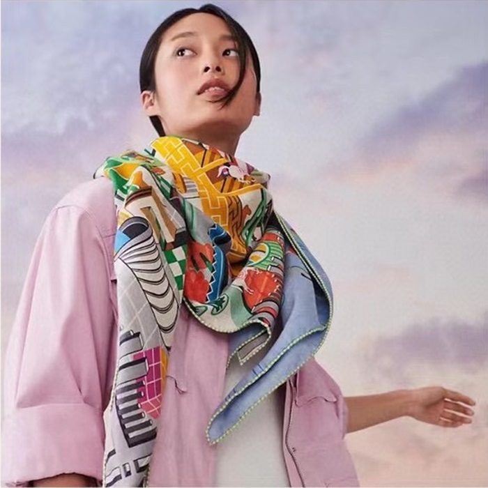 エルメスレディースブルーニットe414