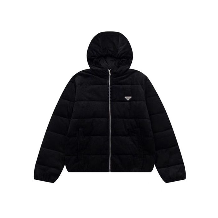 プラダメンズブラックダウンジャケットr776
