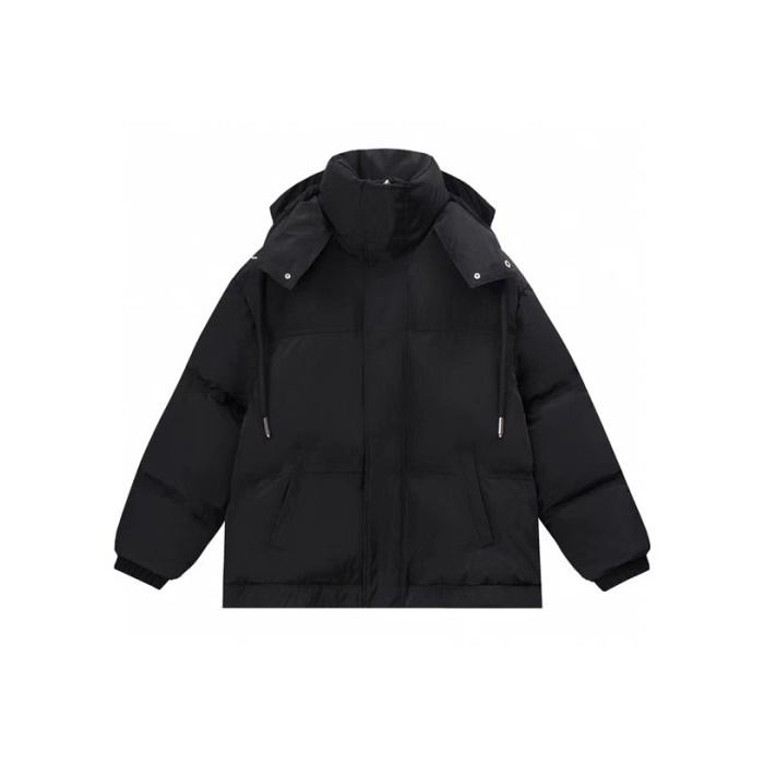 アミメンズブラックダウンパディングm18