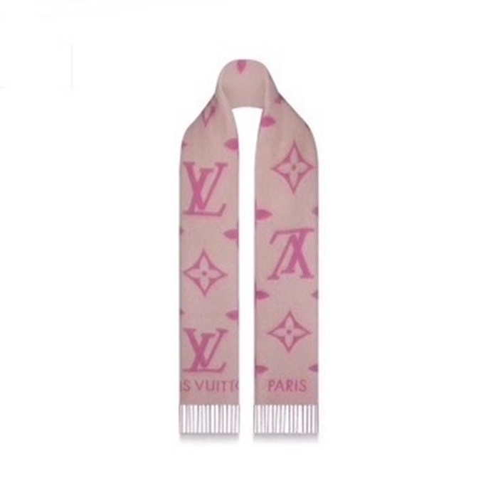 ルイヴィトンレディースピンクマフラーv1994