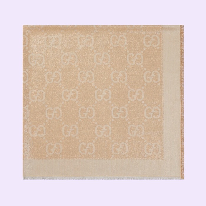 グッチレディースベージュマフラーu1081