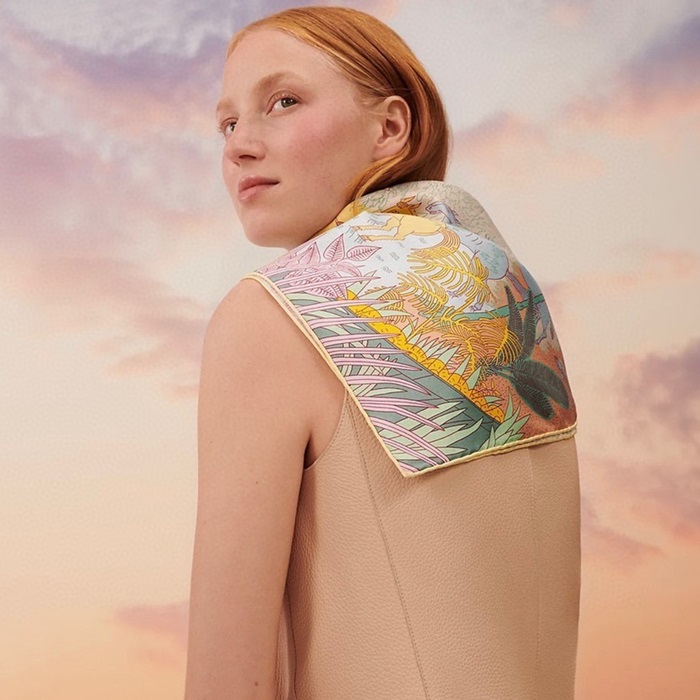 エルメスレディースピンクニットe473