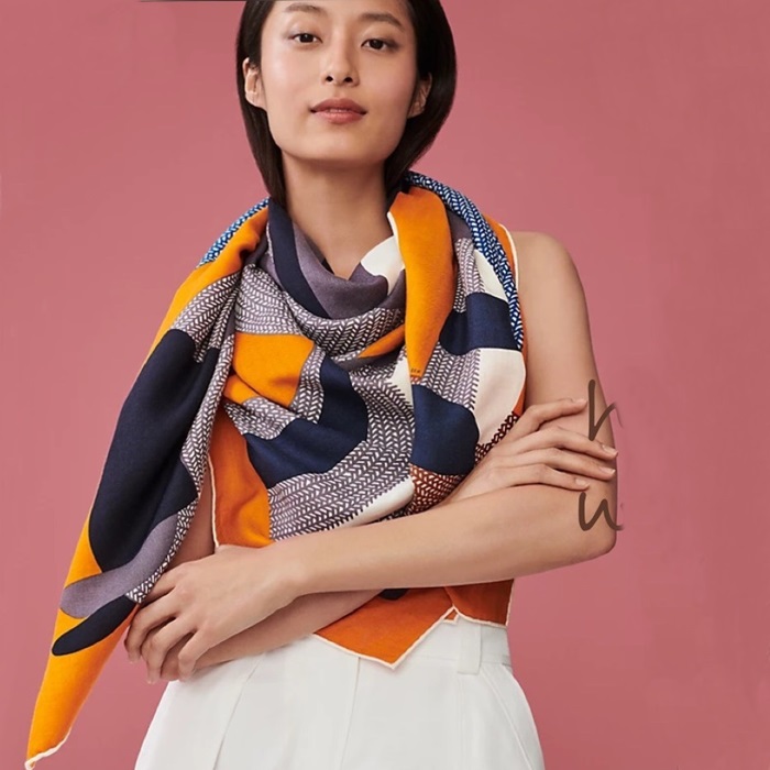 エルメスレディースオレンジニットe481