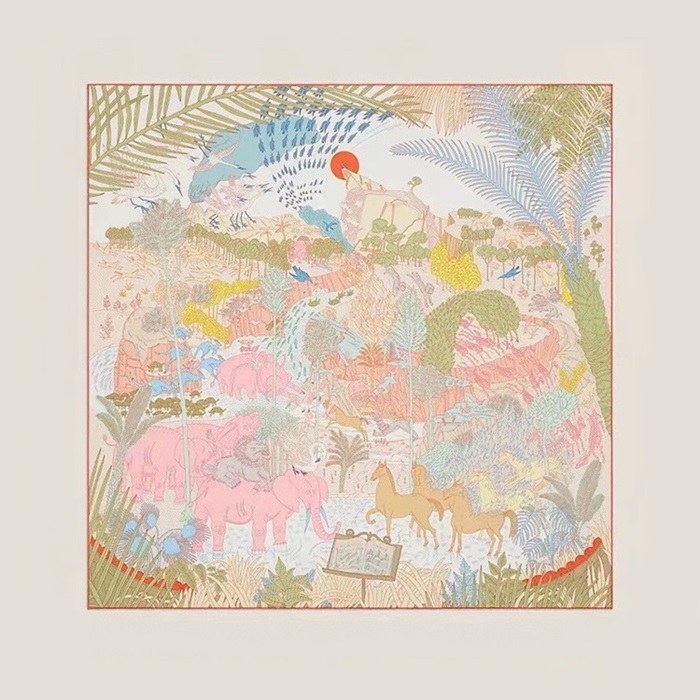 エルメスレディースピンクニットe484