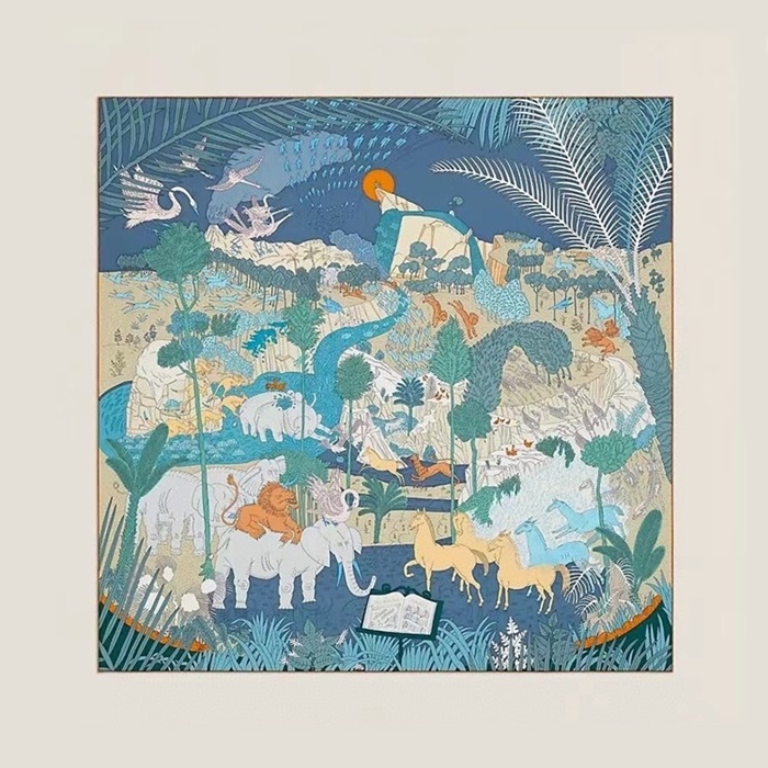 エルメスレディースブルーニットe485