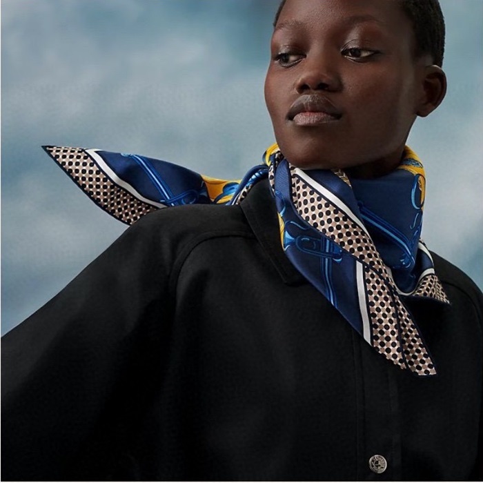 エルメスレディースブルーニットe489