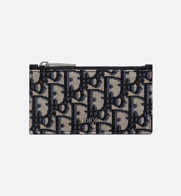 ディオールメンズネイビーカードケースi823