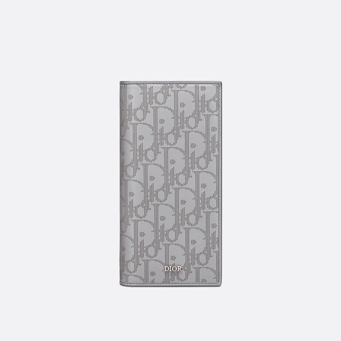 ディオールメンズグレー長財布i831