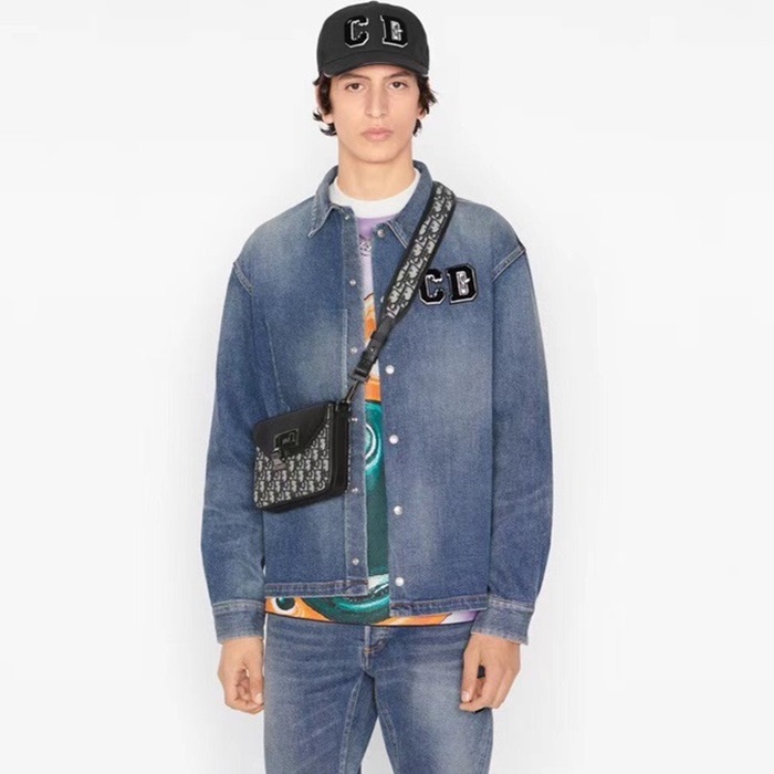 ディオールメンズネイビーストラップi841