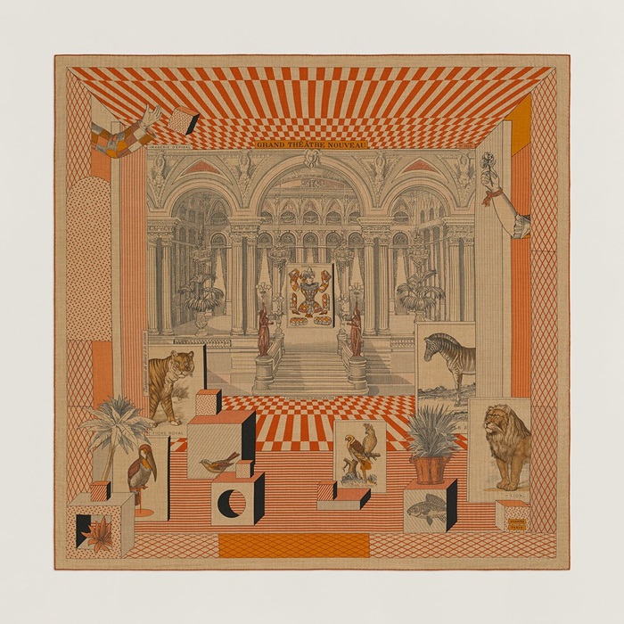 エルメスレディースレッドニットe501