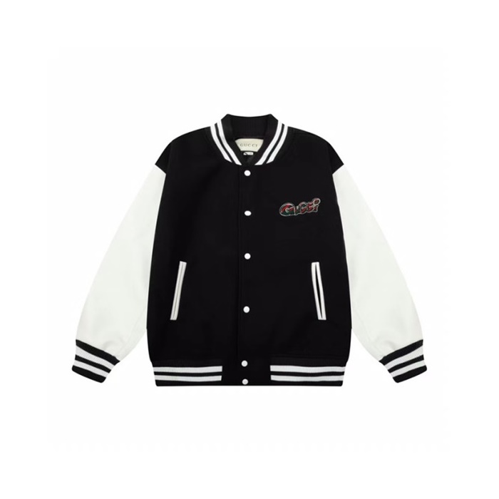 グッチメンズカジュアルブラックジャケットu1103