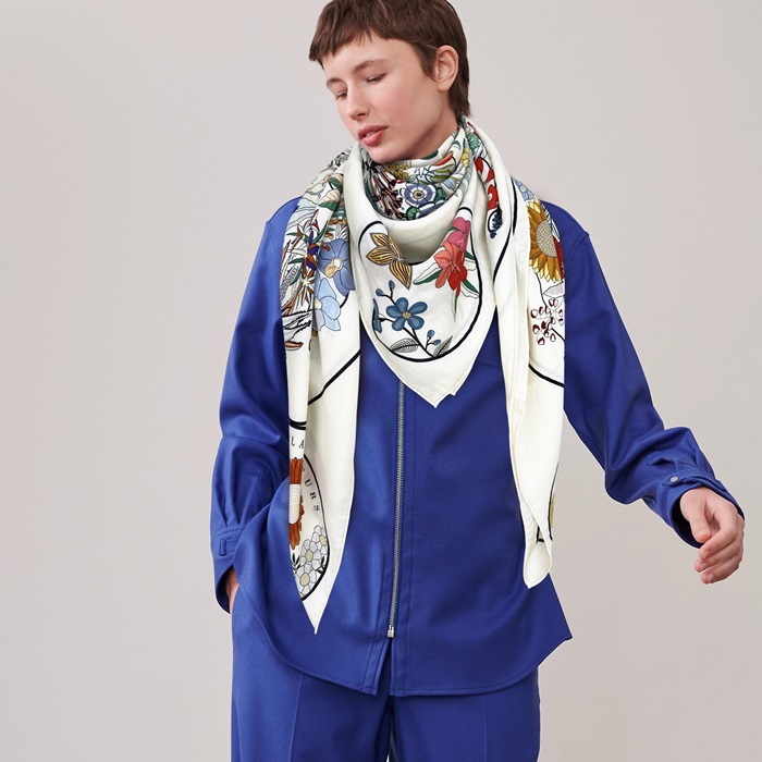 エルメスレディースホワイトニットe512