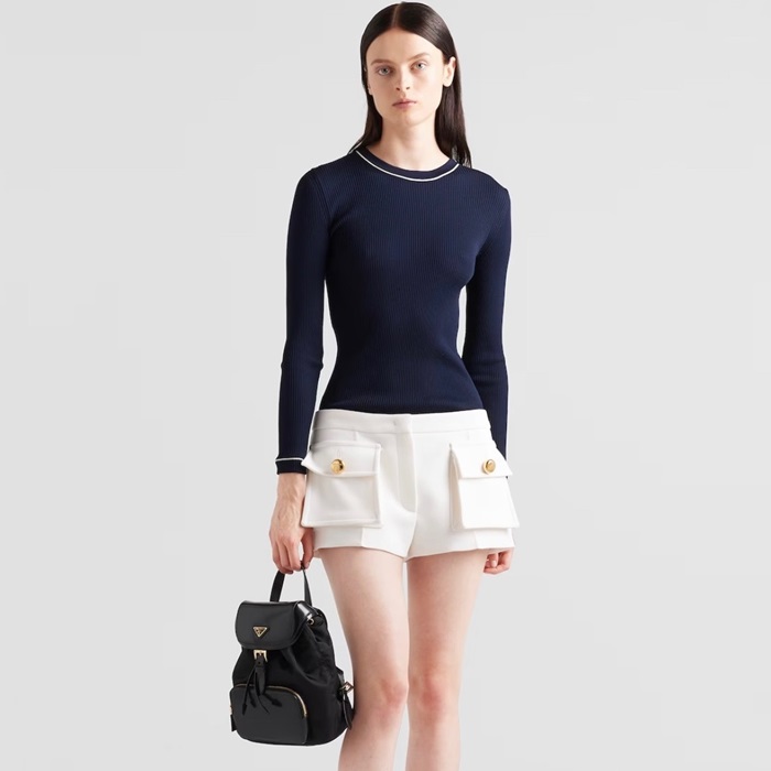 プラダレディースブラックトートバッグr780