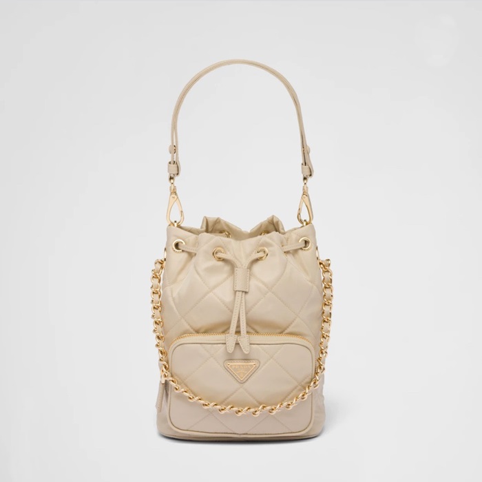 プラダレディースベージュバケットバッグr794