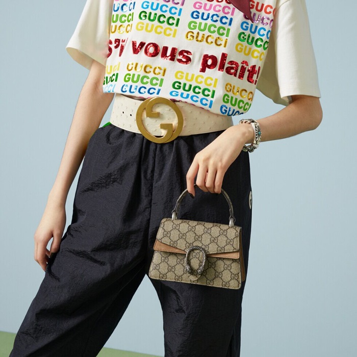 グッチレディースベージュディオニュソスu1092