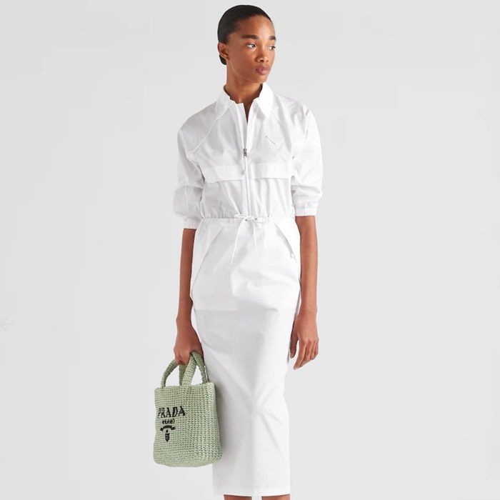 プラダレディースミントトートバッグr802