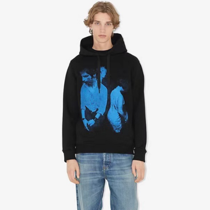 バーバリーメンズブラックフーディu341