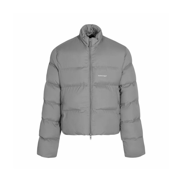 バレンシアガメンズグレーパディングa831