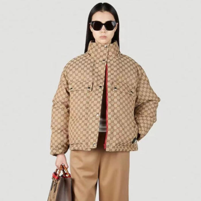 グッチレディースモダンキャメルパディングu1123