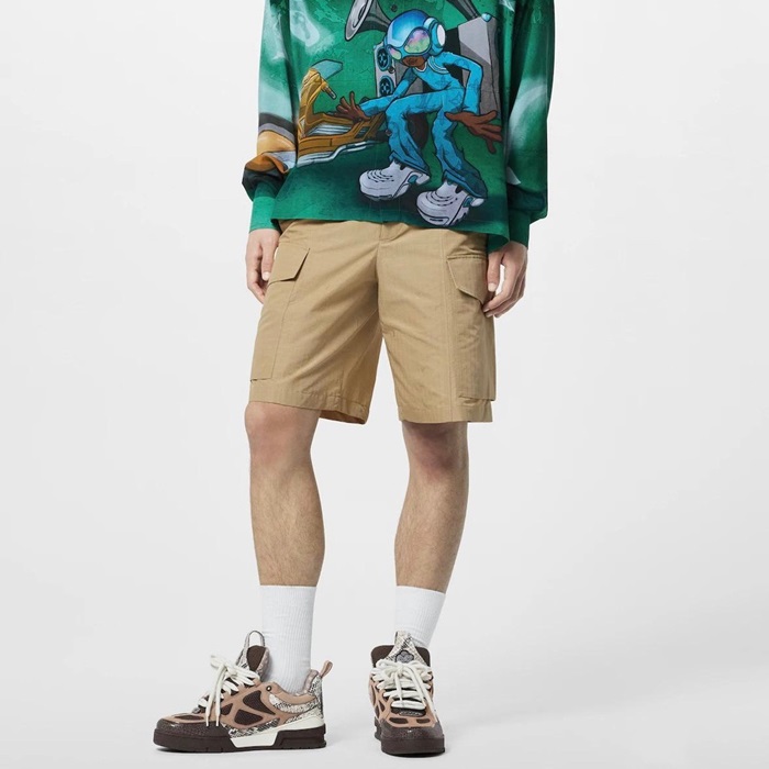 ルイヴィトンメンズブラウンスニーカー