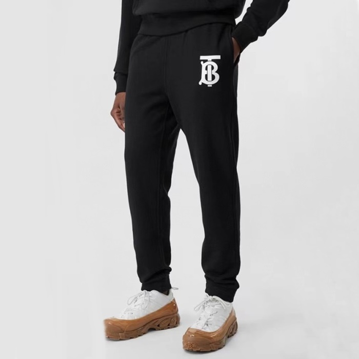 バーバリーメンズカジュアルブラックパンツu337