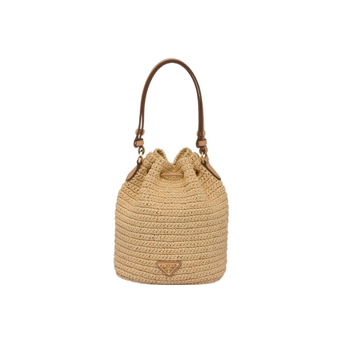 プラダレディースベージュバケットバッグr819